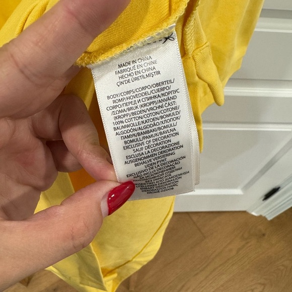 Polo by Ralph Lauren Cotton Polo Shirt - Yellow - Size M - Picture 3 of 3